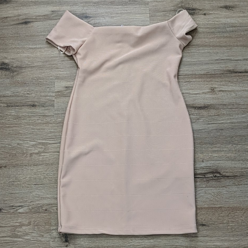 Forever 21 Nude fitted dress